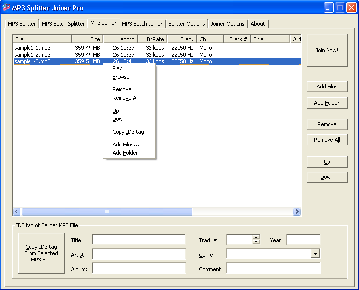 MP3 Joiner